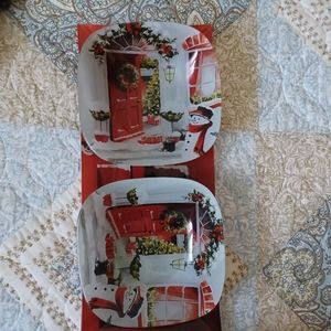 Christmas plates